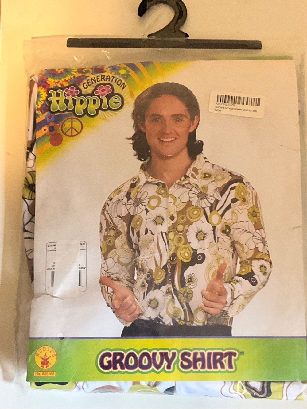 Rubie’s Groovy Shirt Halloween Hippie Shirt